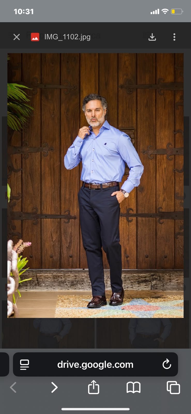 Camisa Azul Confort - Imagen 3