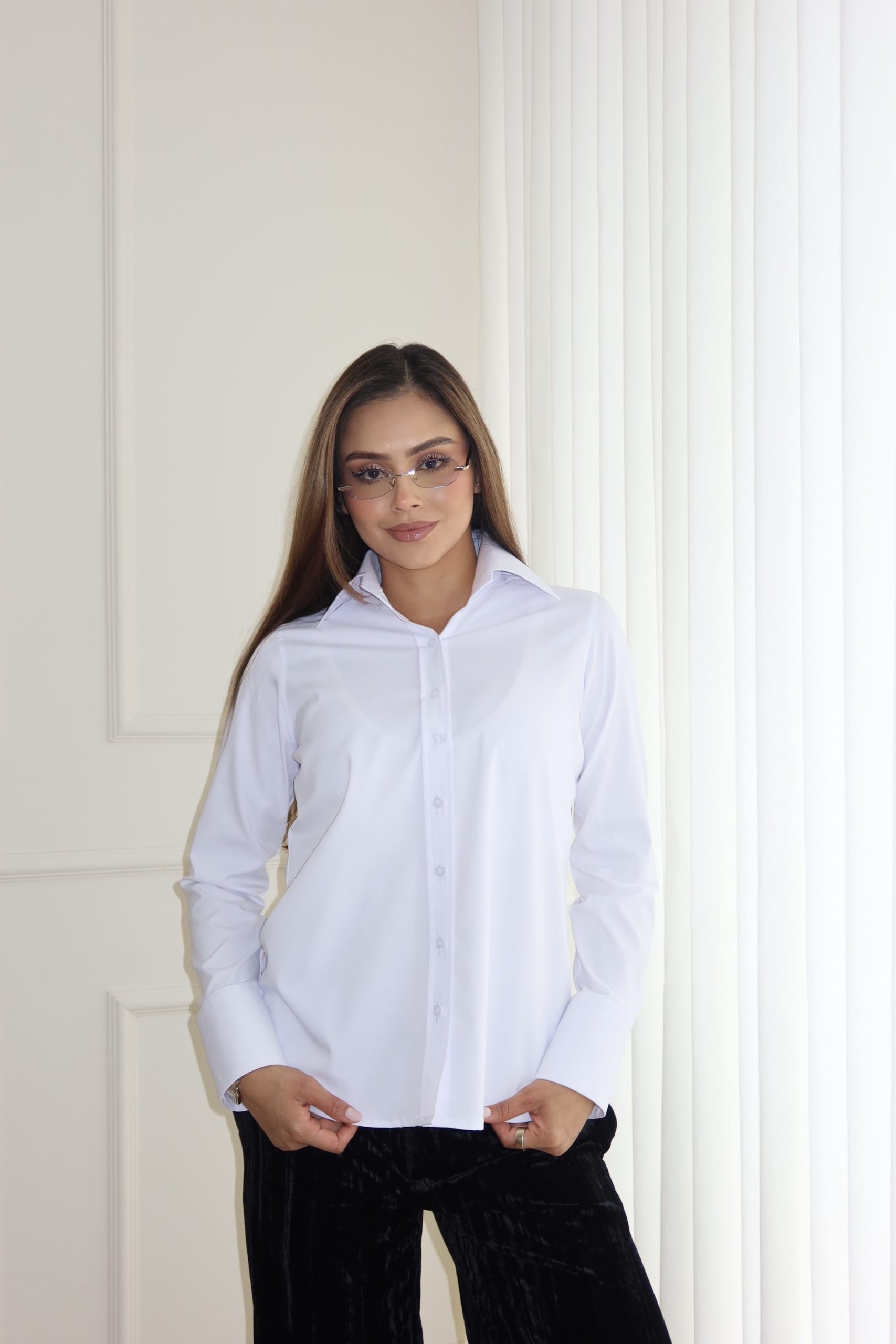 Camisa Blanca Cuello Sara - Imagen 3