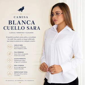 Camisa Blanca Cuello Sara
